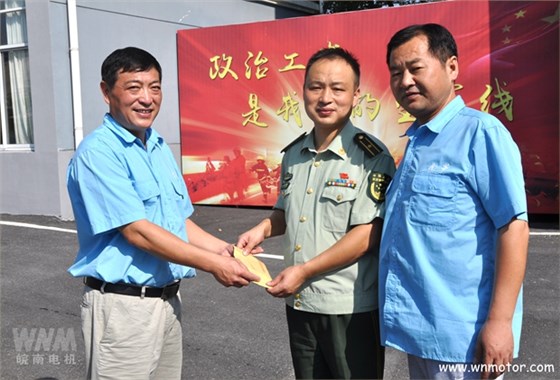 皖南電機建軍節(jié)走訪涇縣消防大隊