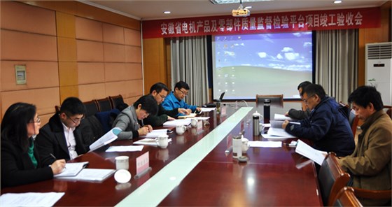 驗收專家組查閱相關資料并質詢(皖南電機) 驗收專家組查閱相關資料并質詢(皖南電機)