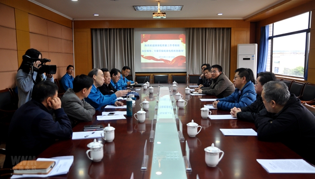 國務院質量工作考核組來公司檢查指導 國務院質量工作考核組來公司檢查指導