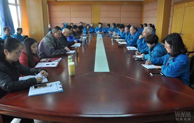 2016年皖南電機一體化管理體系外審總結會 2016年皖南電機一體化管理體系外審總結會