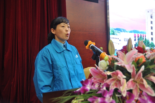 皖南電機員工代表發言
