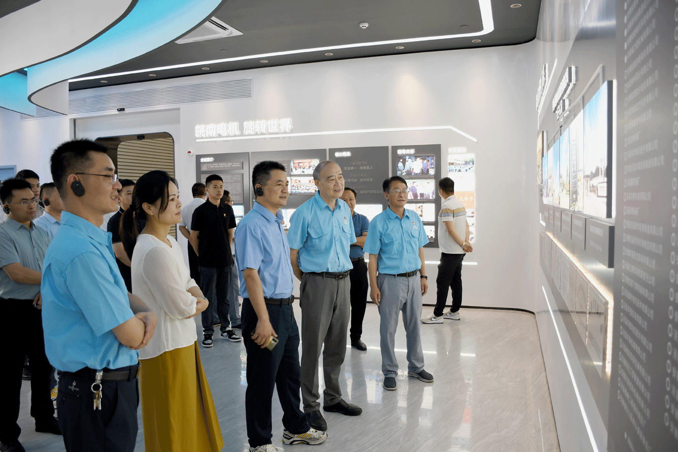 市委組織部來皖南電機調研觀摩 市委組織部來皖南電機調研觀摩
